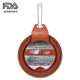 Hommate 9 Inch Non Stick Frying Pan Nonstick Frying Pan,Omelette Pan,Small Frying Pan,Egg Pan,Omelet Pan,Egg Skillet Nonstick Fry Pan Nonstick Green Ceramic Frying Pan,Healthy Non Toxic,Oven Safe