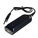 DHB 4 Port Mini USB 2.0 Hub for Laptop PC High Speed 480Mbps Black