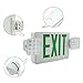 Ainfox 6 Pack LED Exit Sign Emergency Wall Light, Back -up Letter Cover (green/6pack)