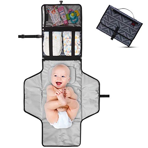 crystal baby smile portable changing pad