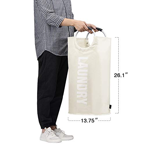 image for HOUSE DAY Large Laundry Hamper Collapsible Fabric Laundry Basket, Fold