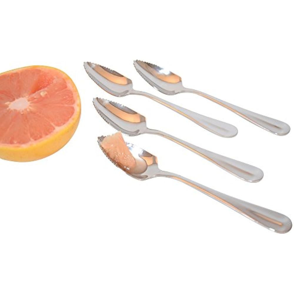Grapefruit Utensils Spoons (4), Knife, And Keeper Set Kitchen & Dining