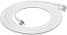 Amazon Basics Extension Cord, 15 Ft, 3 Prong Outlet Extender, Indoor Extension Cord, 13 Amps, 125V, White