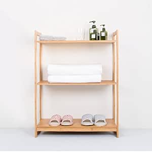 JJJJD Living Room Marco de bambú estantería Creativa Cocina del ...