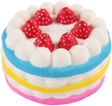 EsPal Jumbo Stress Reliever Strawberry Cake Scented Super Slow Rising Toy Squishy For Kids and Adults