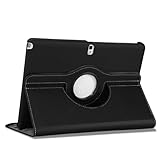 MoKo Samsung Galaxy Note 10.1 2014 Edition Case - 360 Degree Rotating Cover Case for Note 10.1 Inch 2014 Edition & Tab Pro 10.1 Tablet, BLACK (With Smart Cover Auto Wake / Sleep)
