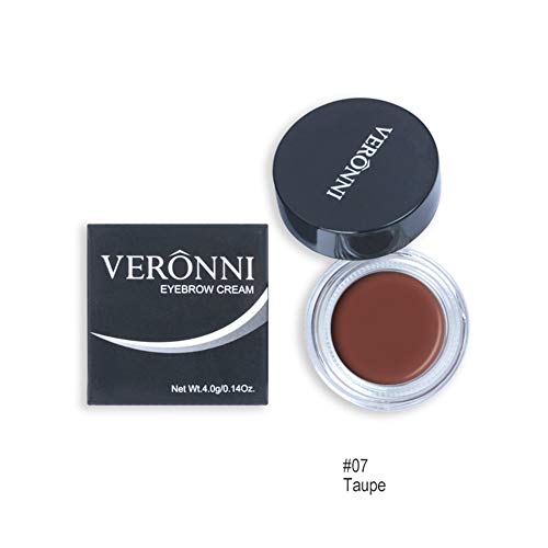 VERONNI Eyebrow Cream,Brow Color Long Lasting Waterproof Eyebrow Pomade Gel,Eyebrows Enhancers Soft and Smooth Brow Makeup 0.75oz (#07 Taupe) - Thumbnail 2