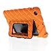 Apple iPad mini iPad mini Retina iPad mini 3 iPad mini and iPad mini Retina Hideaway with Stand Orange Gumdrop Cases Silicone Rugged Shock Absorbing Protective Dual Layer Cover Case