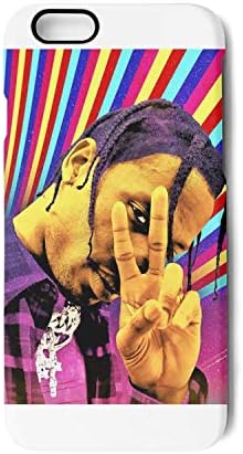 Dolorexri iPhone 8 Plus Case/iPhone 7 Plus Case Travis-Scott-Astroworld-Ringer- Matte TPU Bumper Protective Anti-Scratch Resistant Phone Case Cover Compatible with iPhone 7/8 Plus