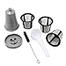 Xcellent Global Reusable Coffee Filter Set for My K-cup style, Filter Housing + 3 extra filters, Fits B30 B40 B50 B60 B70 Series, Gray M-HG068