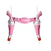Teemway 2 Pcs Toy Cowboy gun Cowgirl Guns & Holster Sets, Toy Gun Set With Badge And Belt And Bullets, Toy Gun Holster Set for Kids