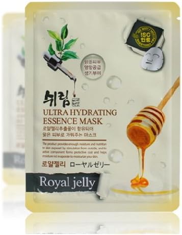 {Shelim} Ultra Hydrating Essence - Royal Jelly Mask Sheet (10 sheets X 25ml) - Korean Beauty