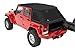 Bestop 56923-17 Black Twill TrekTop NX Complete Fameless Replacement Soft Top with Sunrider Sunroof Feature for 2007-2018 Unlimited