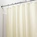InterDesign Mold & Mildew Resistant Fabric Shower Curtain or Liner – Sand, 72” x 96”, Extra Long