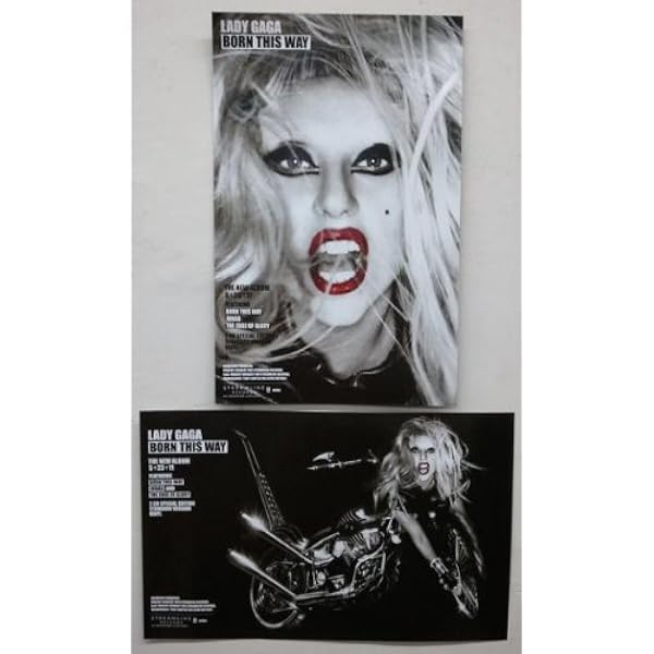 Amazon.com: INTERSCOPE Lady GAGA Born This Way 5.23.11 Poster 14 X