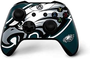 Skinit Decal Gaming Skin Compatible with Xbox One X Controller - Officially Licensed NFL Philadelphia Eagles Large Logo Design