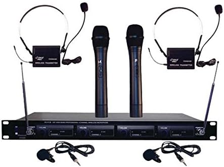 Dresden Pyle PRO PDWM4300 4 MIC VHF Wireless Microphone System