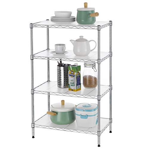 Finnhomy 8Tier Wire Shelving Unit Adjustable Steel Wire Rack Shelving