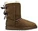 UGG Girls Bailey Bow Pull on Boot (Toddler/Little Kid/Big Kid), Chestnut, 4 M US Big Kid