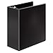 Cardinal Performer Reference Non-Locking Slant-D Ring Binder, 4-Inch, Black (XV832)