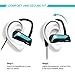 Bluetooth Headphones, ULAK Wireless Bluetooth Stereo Sports In-Ear [Noise Cancelling] [Sweatproof] Headsets for Gym Running Workout with Built-in Mic - Blue