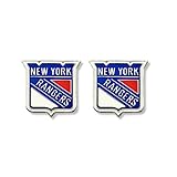 NHL New York Rangers Logo Post Earrings