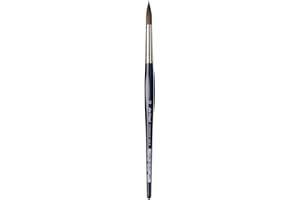 DA VINCI BRUSHES da Vinci Watercolor Series CosmoTop Mix B Paint Brush, Round Synthetic/Natural Mix, Size 12 (5530-12)
