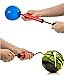 Power Play Dual Action Ball Pump. Hand Air Pump with 3 Extra Replacement Needles and Needle Storage. Compact and Durable for Sport Balls: Basketball, Football, Volleyball, Soccer and Inflatables.