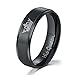 Funlife Home Couples Rings His or Hers Matching Set Titanium Wedding Engagement Bands Comfort fit 8mm