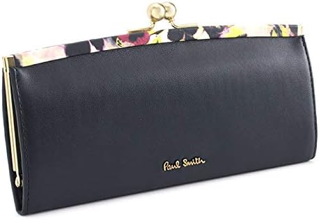 Amazon ポールスミス 財布 長財布 がま口財布 ネイビー 黒に近いネイビーです Paul Smith Pwa365 30 レディース 婦人 財布