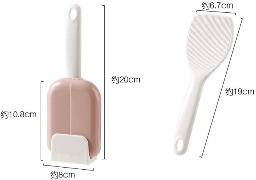 Qwess Kuche Reis Loffel Aufbewahrungsregal Kunststoff Kann Automatisch Offnen Und Schliessen Sie Den Reisloffel Mit Box Staub Abdeckung Set Nach Hause Reis Loffel Rosa Amazon De Kuche Haushalt