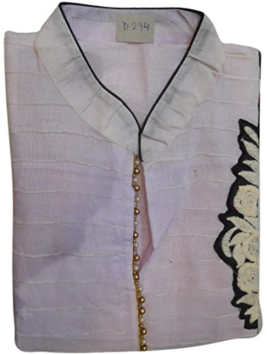 Smsaree Stylish & Designer Premium Quality Cotton Kurti Cotton Kurti For Women (White)