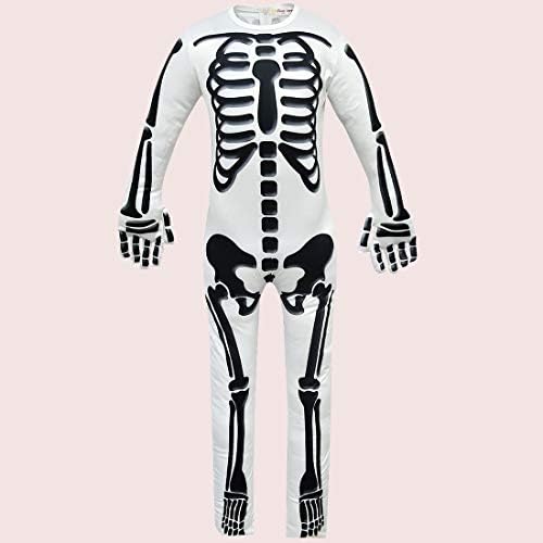 Dgxd Dj Marshmallow Shiny Helmet Skull One Piece Halloween Costume 4 4 White 140cm Buy Online At Best Price In Uae Amazon Ae