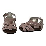 Arianna Fits American Girl 18 inch Doll -Trendy Pink Suede Sandals - 18 inch Doll Shoes - Boutique Quality She's Worth it! - Designed In USA Fits 18 Inch Dolls