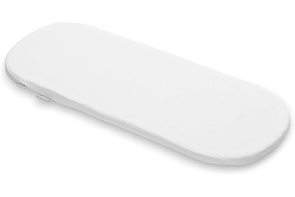 UPPAbaby Bassinet V3 Mattress Cover/Extra Cover for Bassinets 2018-Later/Ultra Soft and Comfortable/Machine Washable/White