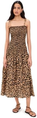 Ulla Johnson Women's Renata Dress, Obsidian, Floral, Black, 8 at