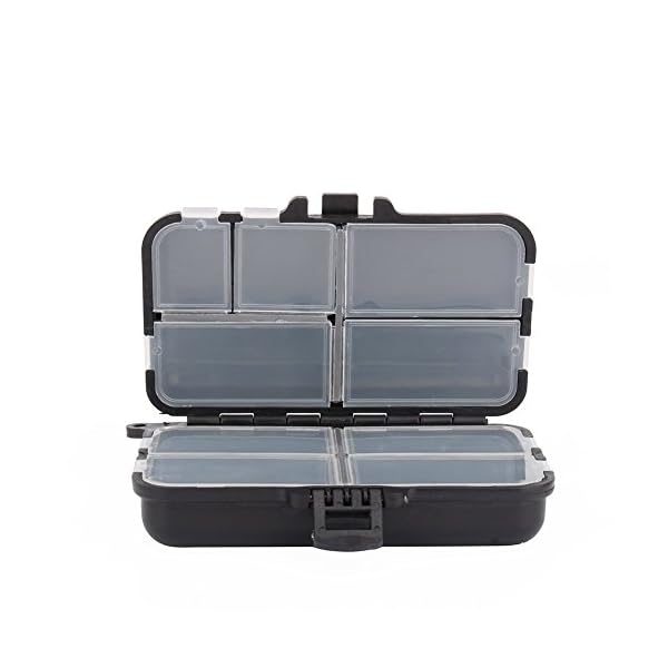 Yosoo-Strong-Plastic-Portable-Light-Weight-Fishing-Storage-Box-Fishing-Lure-Bait-Tackle-Waterproof-Storage-Box-Case-with-26-Individual-Compartments-Black