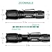 Wsky LED Tactical Flashlight, Best S2000 Water Resistant Work Light Flashlight with 5 Modes, Zoomable, Perfect for Camping Biking Hiking Home Emergency or Gift-Giving (Batteries Not Included)
