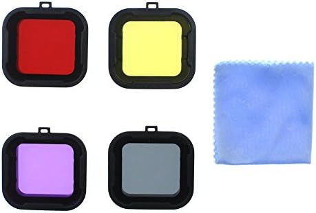 PinRui Underwater Diving Lens Filter Kit (4PCS/Pack) For GoPro Hero 4/3+ Standard Waterproof Housing Case