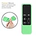 Fintie Protective Case for Apple TV 4K/ HD Siri Remote (1st Gen) - Honey Comb Lightweight Anti Slip Shockproof Silicone Cover for Apple TV 4K 5th 4th Gen Siri Remote Controller, Green Glow