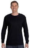 Gildan G5400 100% Cotton L-Sleeve Tee - Black - 2XL