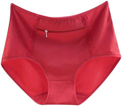 Liqiuxiang パンツ ポケット付き 盗難防止 ファスナー ショーツ 下着 マタニティ ハイウエスト 女性 レディース ストレッチ 無地 パンティー 多機能パンツ インナー ハイレグ B0721hlp 60円 大人気 New Arrival 最安値挑戦 年中無休 高品質 通販