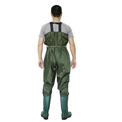 Chest Wader Fishing Hunting Boot Foot Waders, Durable Waterproof Light Weight Affortable + Wader Hanger