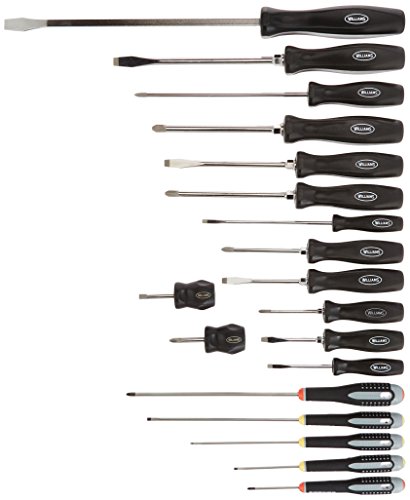 Williams 100p-19md premium mixed screwdriver set, 19-pi…