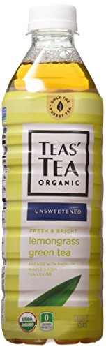 Teas' Tea Unsweetened Lemongrass Green, 16.9 Ounce (pack Of 12)