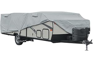 Classic Accessories Over Drive PermaPRO Folding Camping Trailer Cover, Fits 12'-14'L