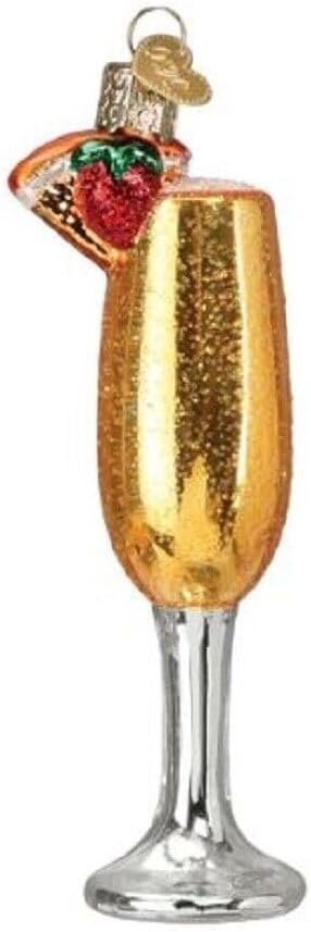 Ornaments - Old World Christmas Mimosa Glass Blown Ornament for Christmas Tree