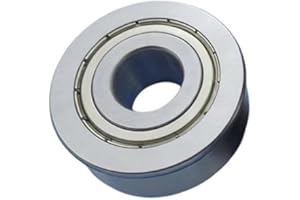 ZYNCUE LV204-57 Groove Round Bottom Track Pulley Bearing Sliding Rollers Bearing for Industrial Automation and Power Tools, S