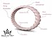 Made for Her Stackable Silicone Wedding Ring for Gym Sports Outdoor Women - Thin & Durable Pack of 3