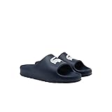 Lacoste Men's Serve Slide 2.0, Khaki Croc, 9
